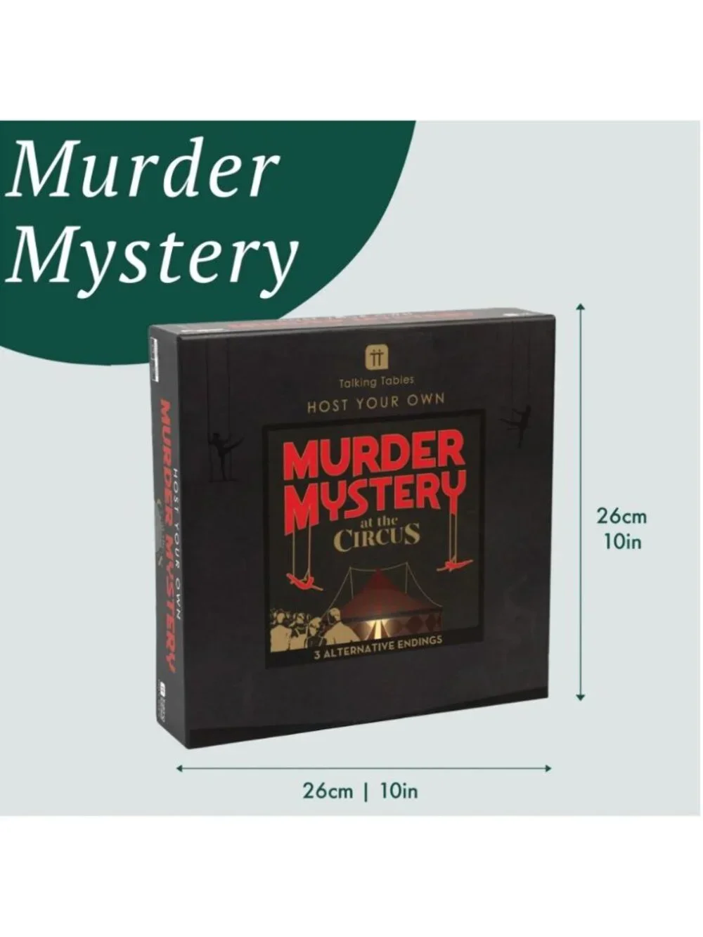 Host Your Own Murder Mystery At The Circus Game Set By Talking Tables